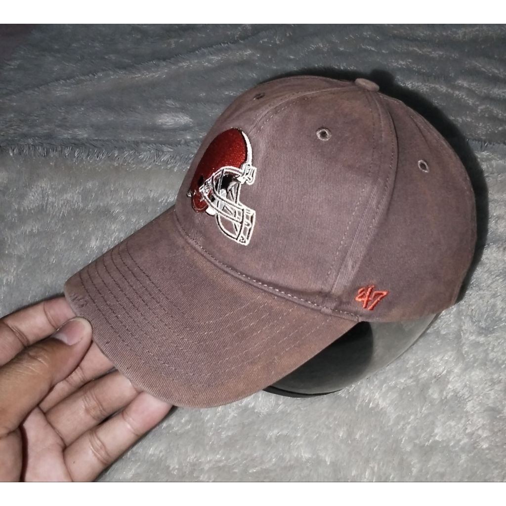 Topi 47 BRAND Bordir Helm Size 53 - 55cm Second