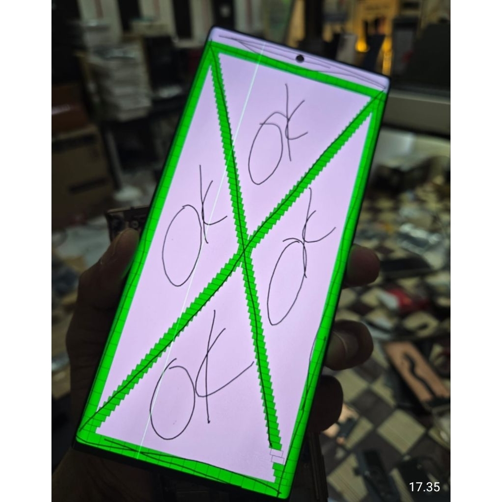 lcd samsung note 20u minus