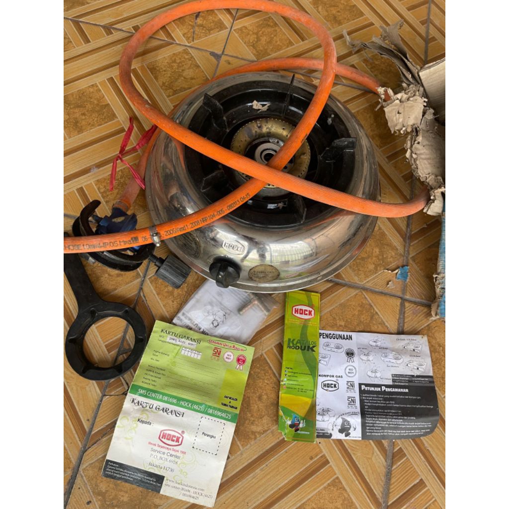 KOMPOR HOCK KGB 20MG FULL STAINLESS STEEL FREE SELANG + REGULATOR