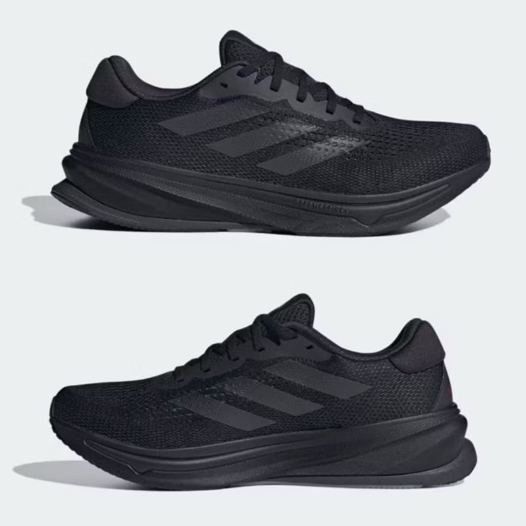 Sepatu running pria supernova rise full black
