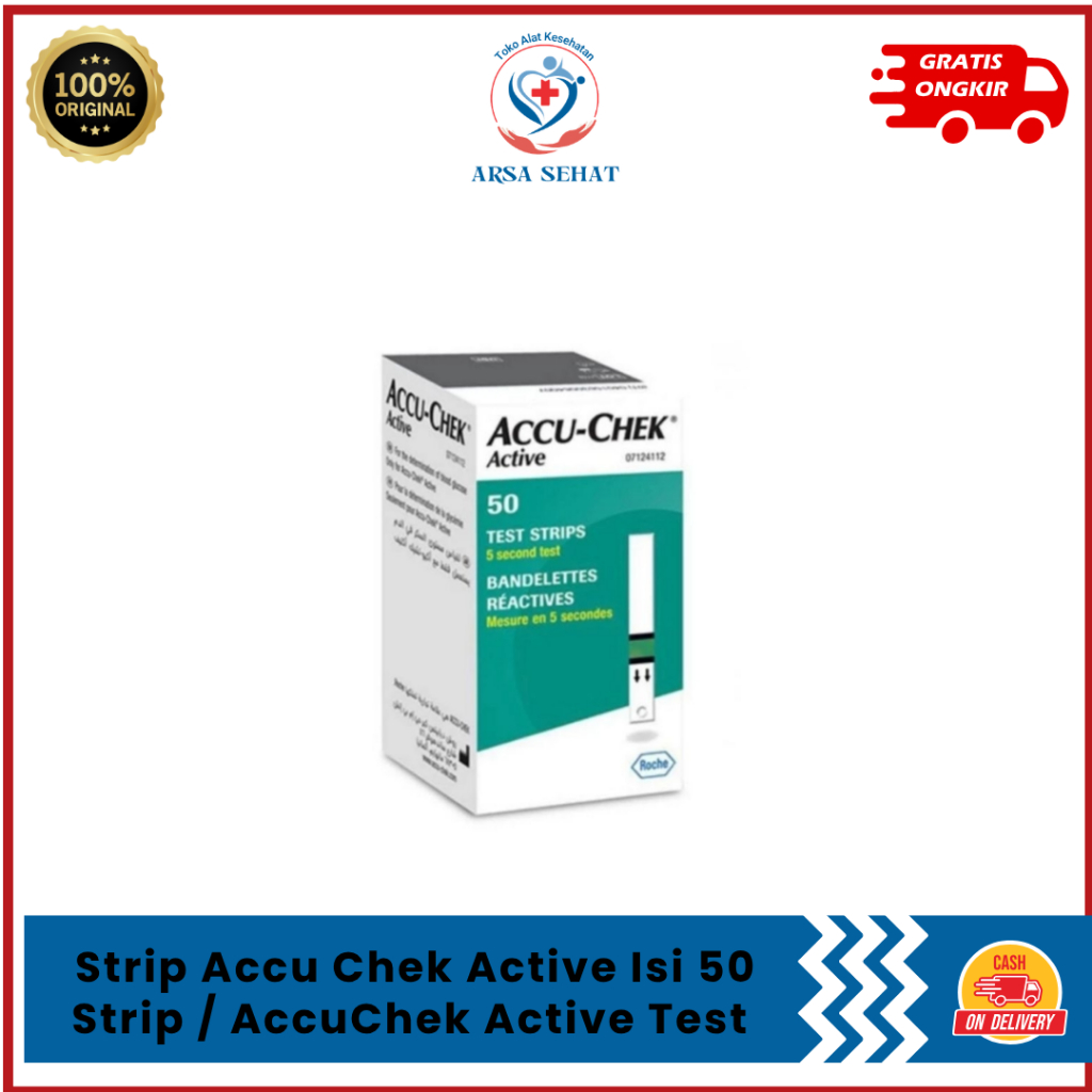 Strip Accu Chek Active Isi 50 Strip / AccuChek Active Test Strip 50