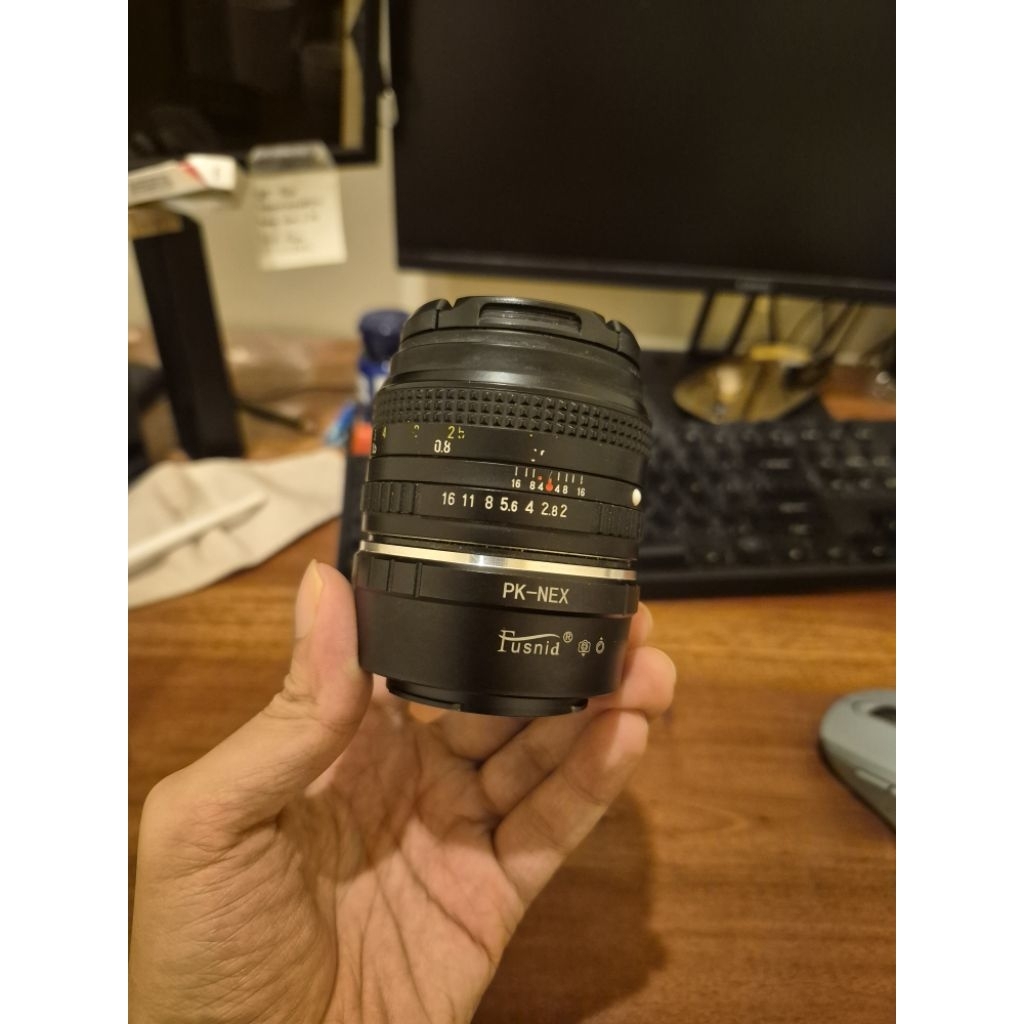 Ricoh xr rikenon 50mm f/2 bisa e mount