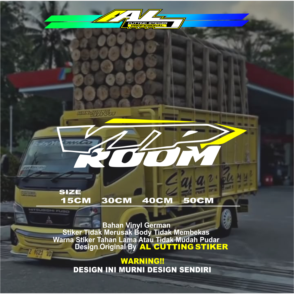 sticker kata kata vip room stiker kaca truck mobil pick up bak belakang