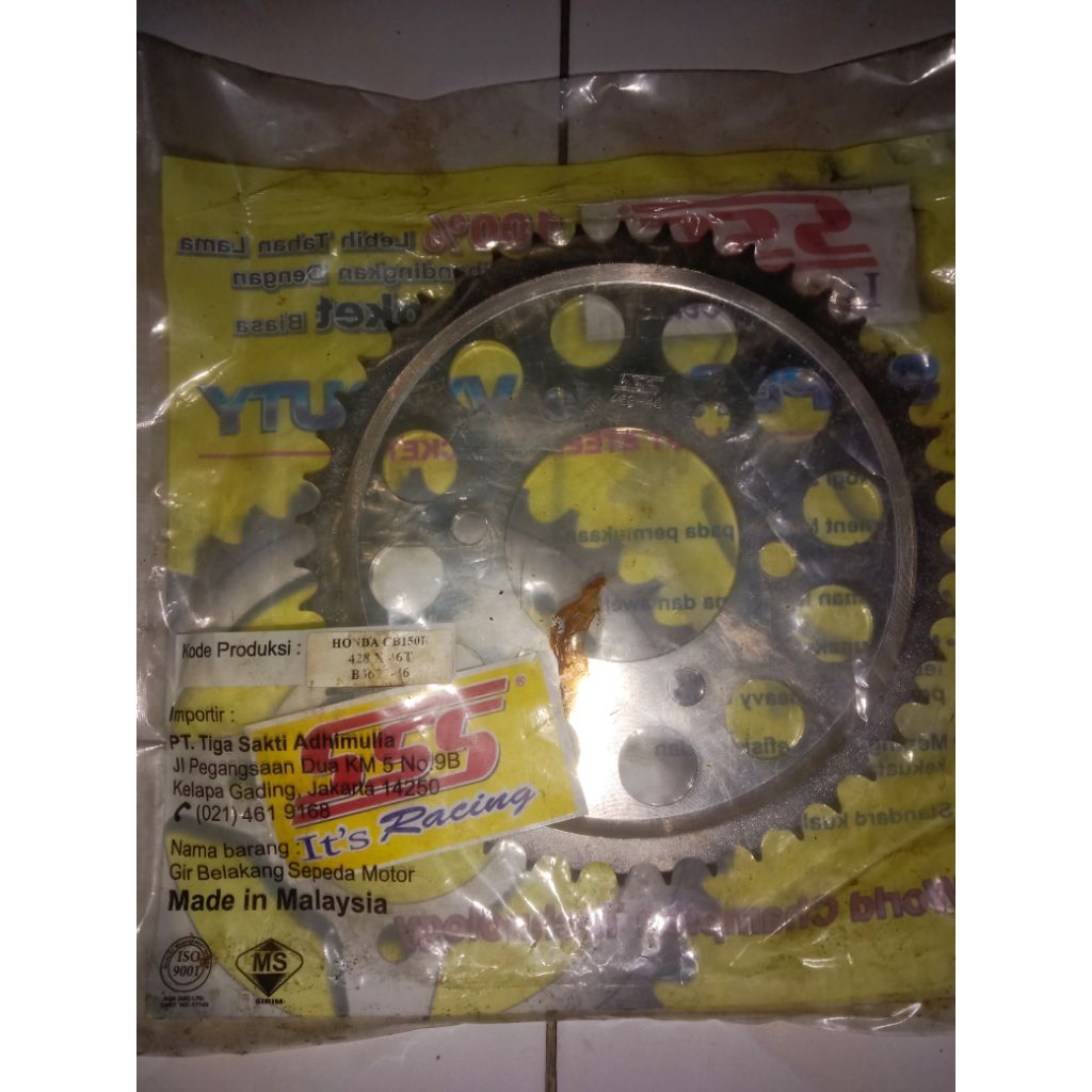 Gear Belakang SSS (CBR 150R)