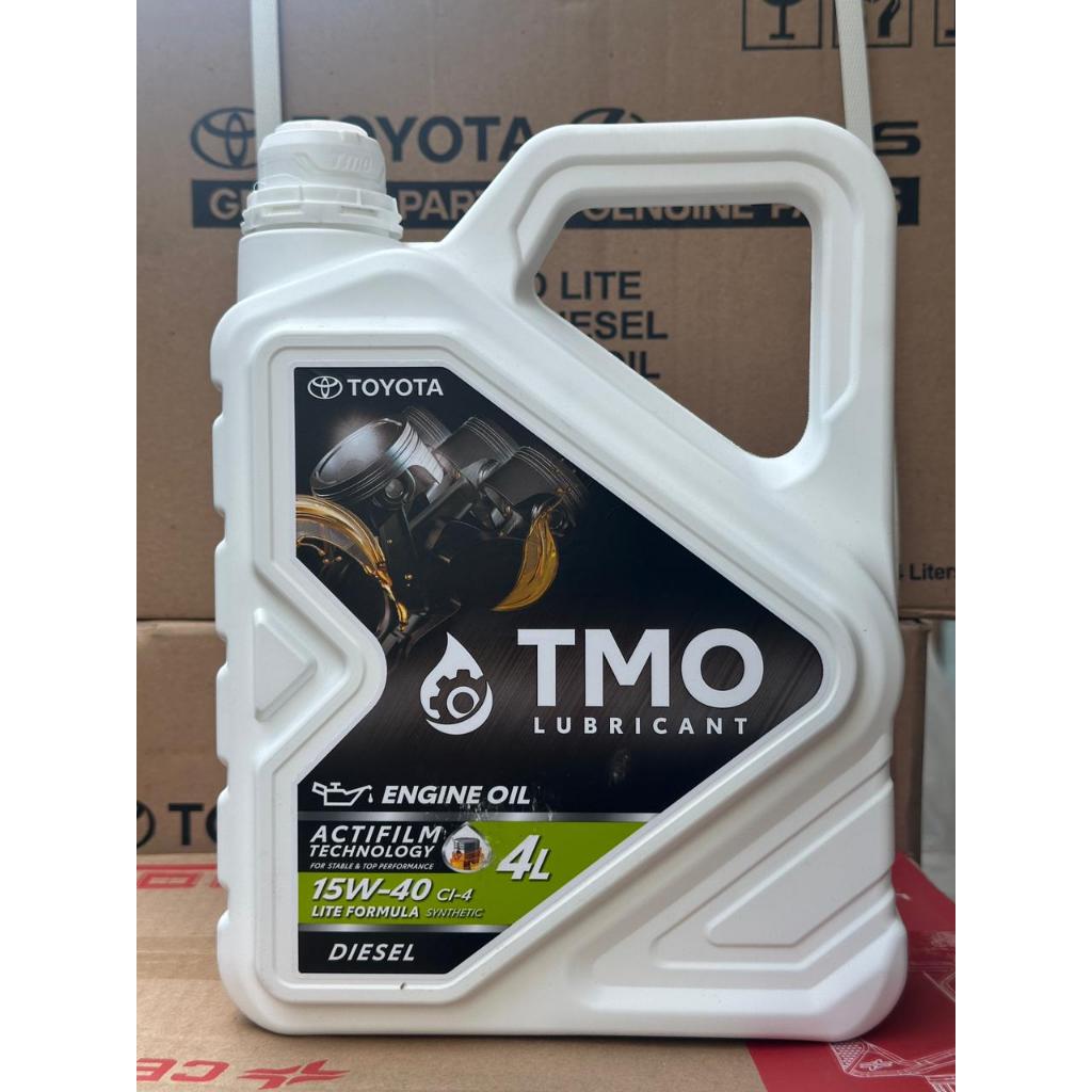 Toyota TMO Engine Oil 15W-40 CI-4 Diesel 4L – Oli Mesin Original Toyota TMO Lubricant Engine Oil 15W