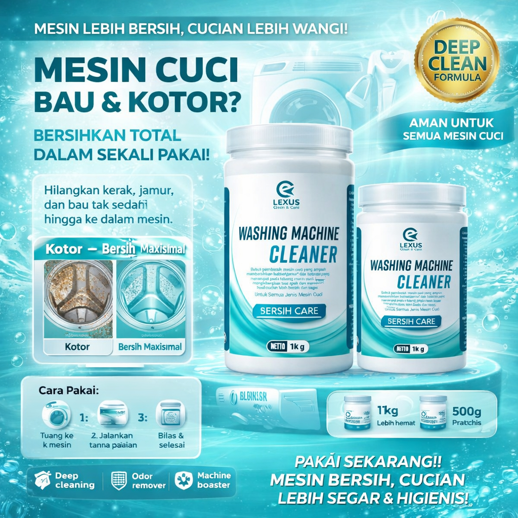 Lexus Washing Machine Cleaner Pembersih Mesin Cuci
