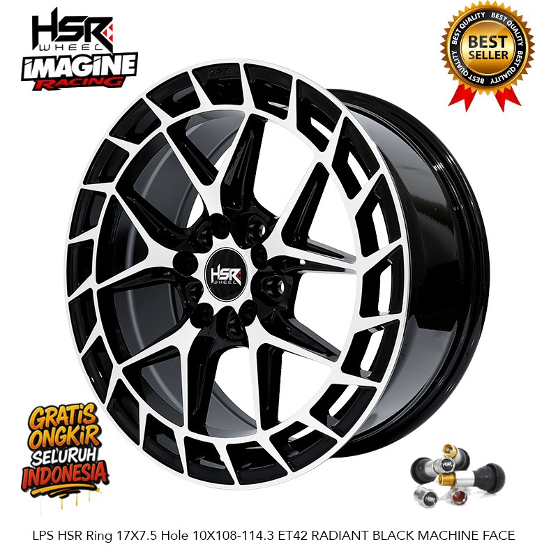 VELG MOBIL HSR LPS R17 COCOK UNTUK PCD 5X108 & 5X114,3 DOUBLE PCD