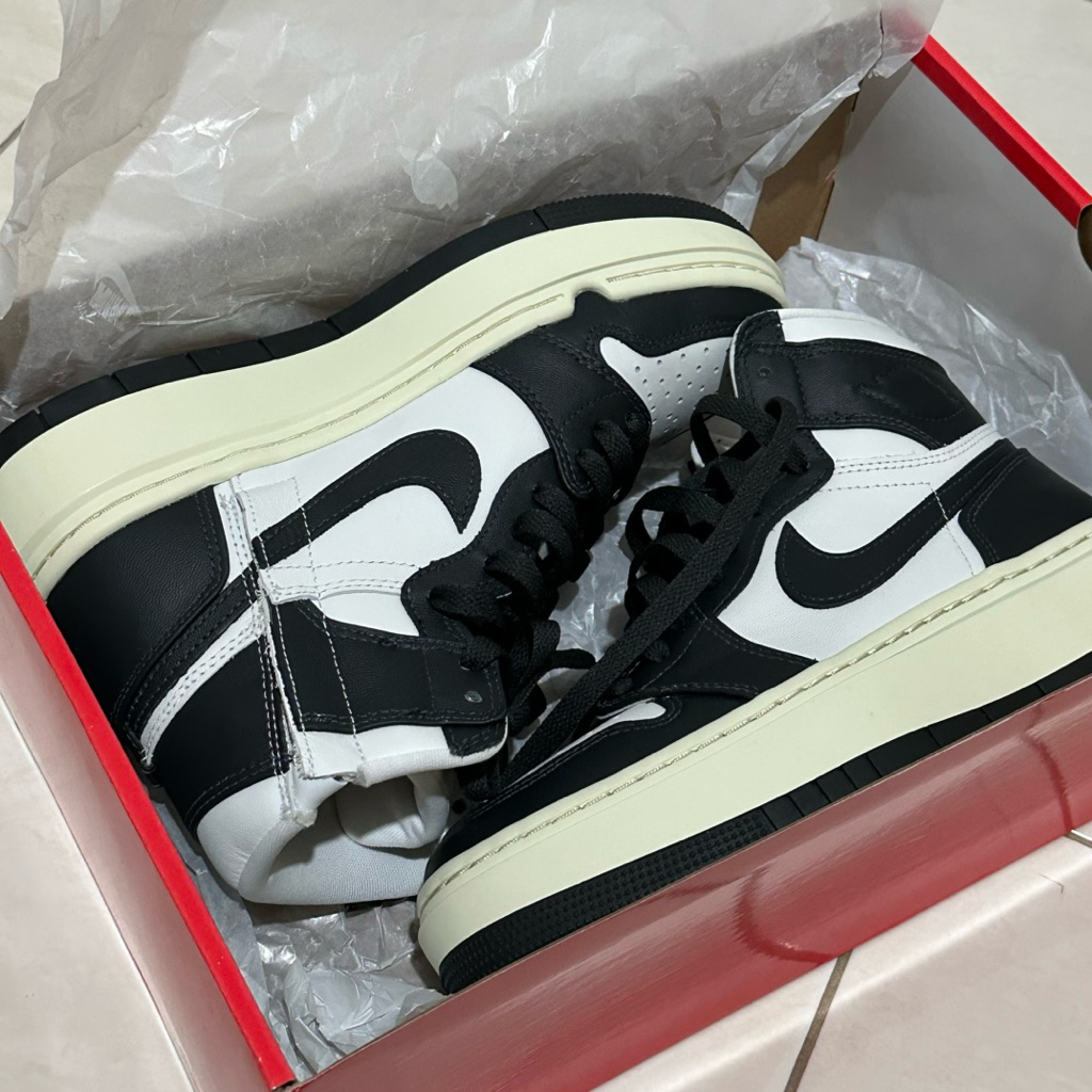 (Jual Rugi) Nike Air Jordan 1 Elevate High - Dark Ash//Black/White Ori