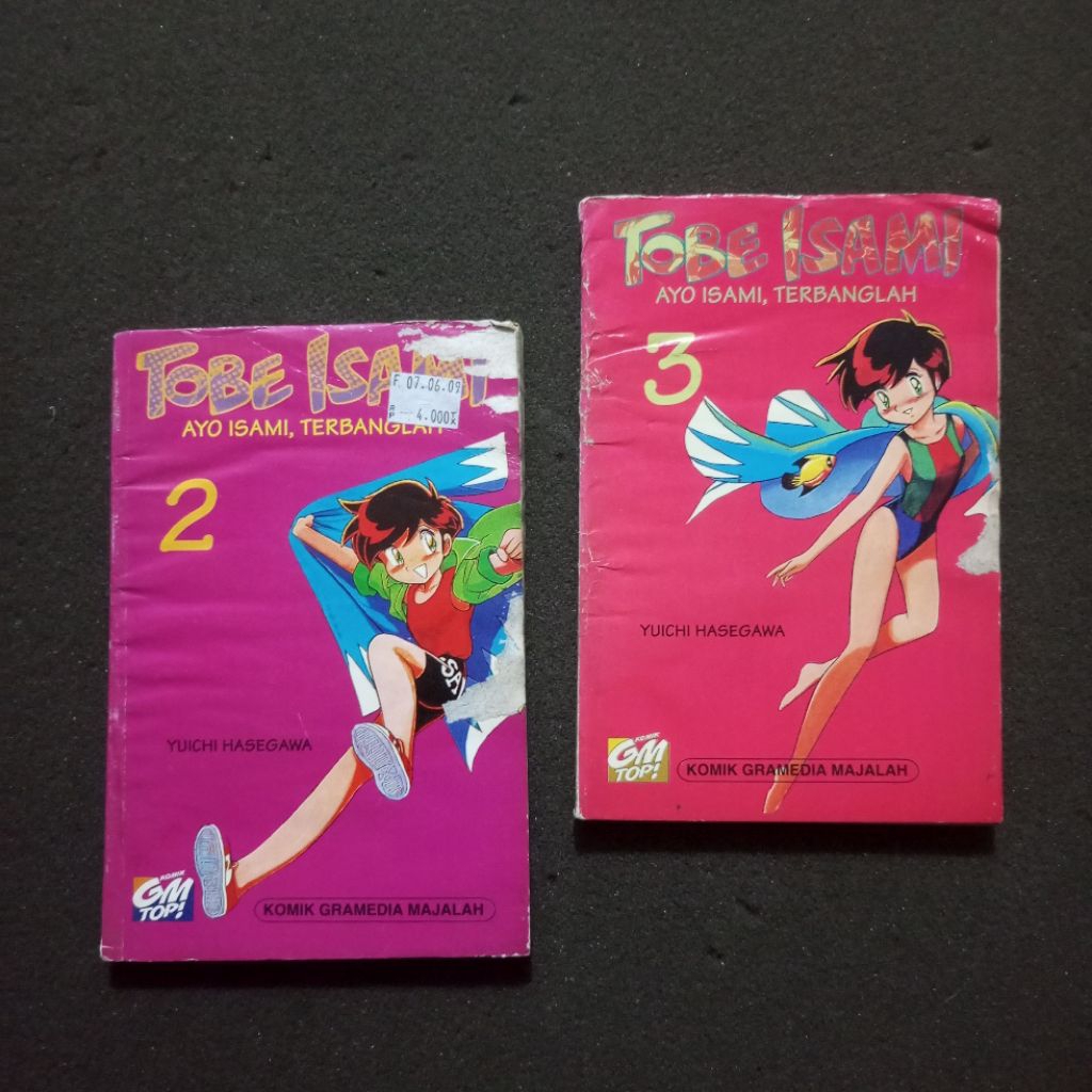 Komik Jepang Tobe Isami Ayo Isami Terbanglah Vol 2 & 3 / Yuichi Hasegawa / GM TOP Komik Gramedia Maj