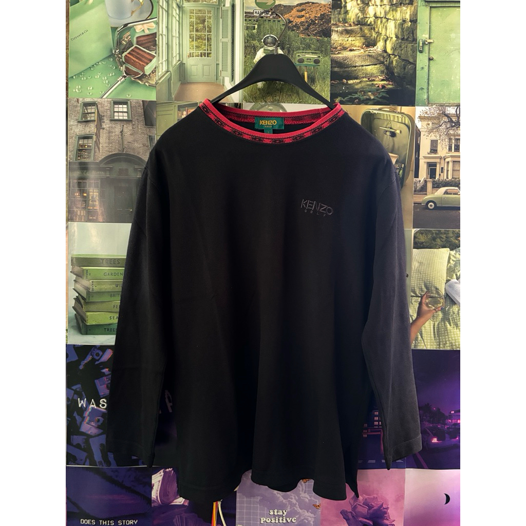 Kenzo Golf Long Sleeve T-Shirt Preloved