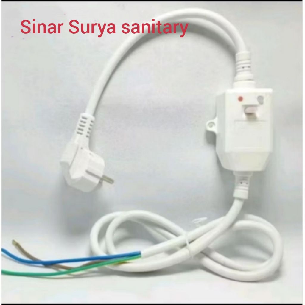 Kabel ELCB listrik water heater / Kabel pengaman water heater dari konslet / trabel