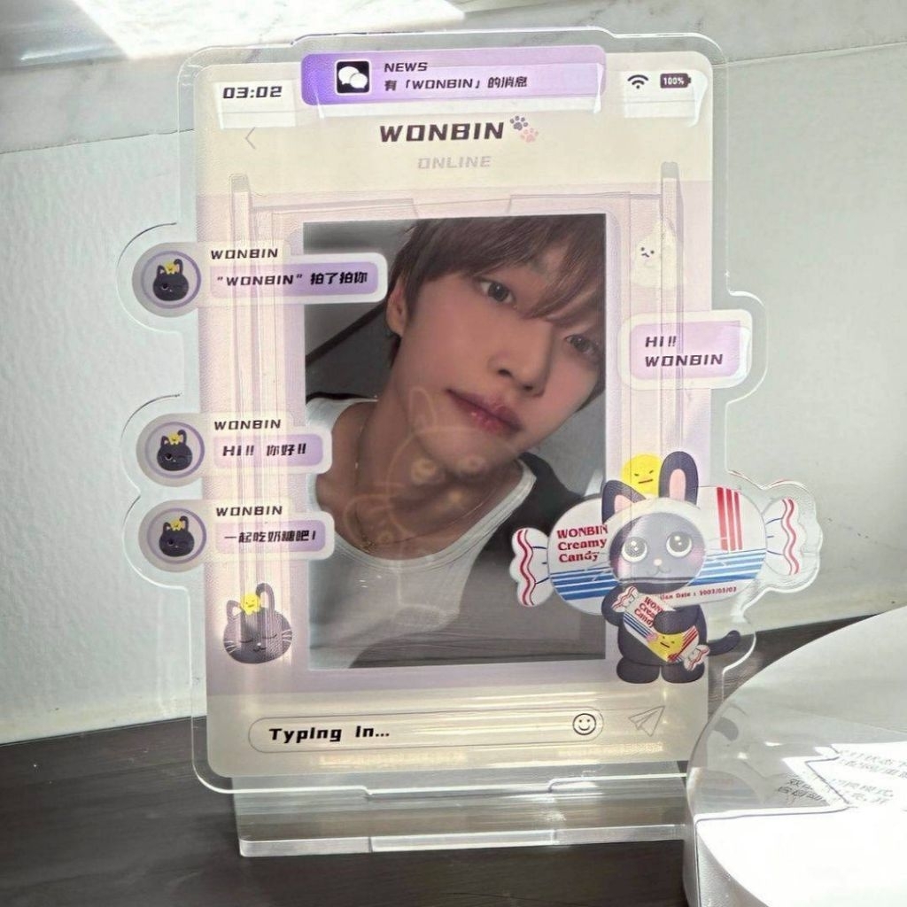 [PO] Standee photocard bubble kpop fanmade china