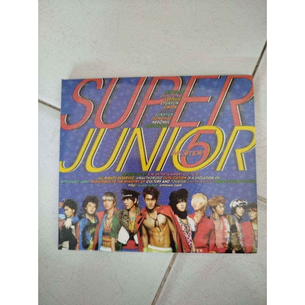 CD Super Junior Mr Simple