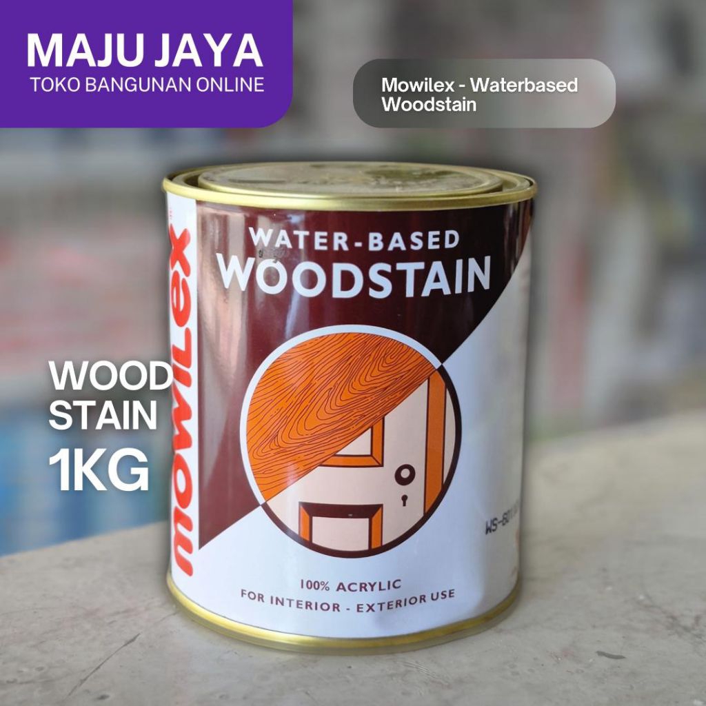 WOODSTAIN WATER | POLITUR KAYU MOWILEX 1KG