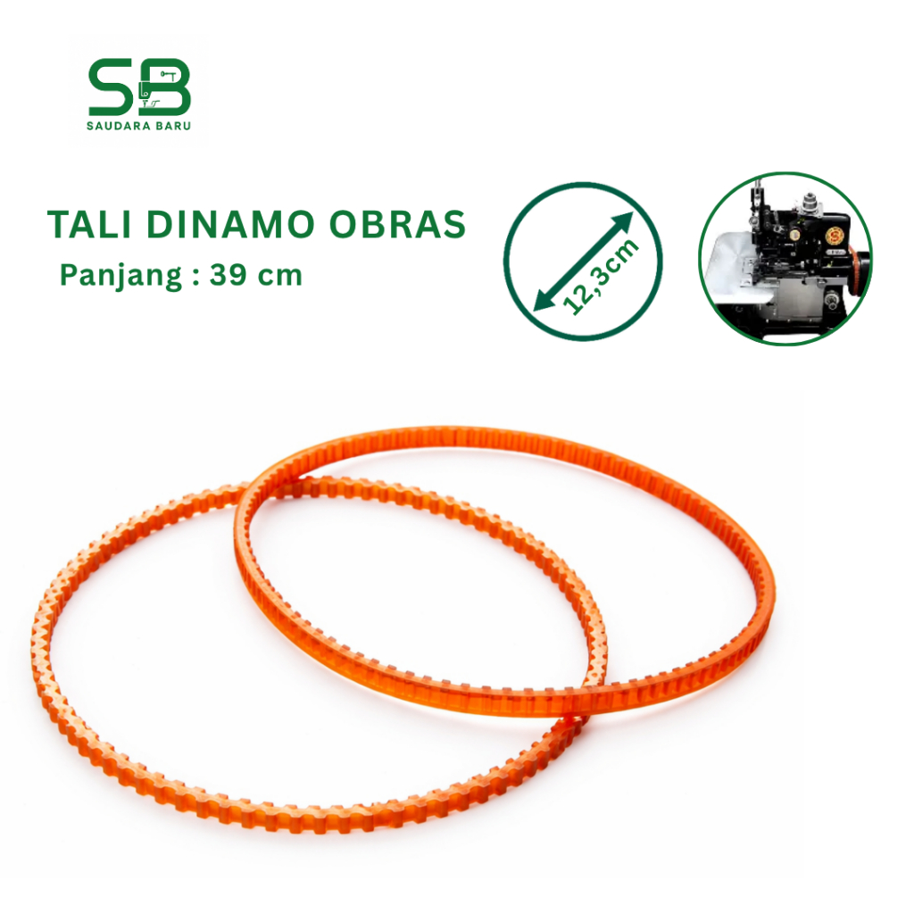 Vanbelt Panbel Timing Belt Tali Dinamo Mesin Jahit Obras SINGER 81A1 Vanbelt Obras Portable SINGER
