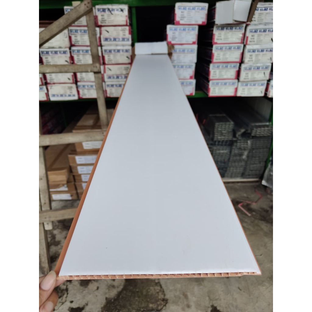 Plafon Pvc Premium Doff Laminate Putih