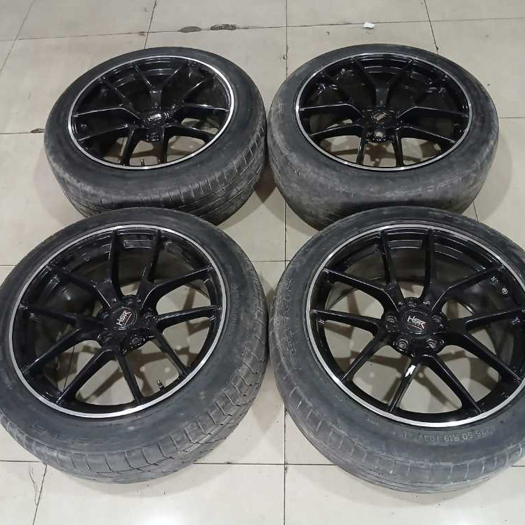 Velg Mobil Bekas Ring 19 Lubang 5 BIELFIELD HSR R19X9 H5X112 BAN 235 50 R19