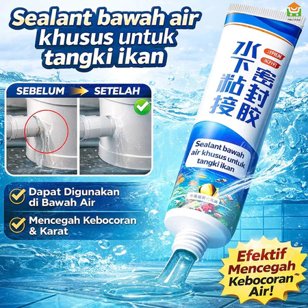 [Anti Bocor]Sealant bawah air/menyumbat kebocoran dan memperbaiki kebocoran tangki ikan/ tahan air L