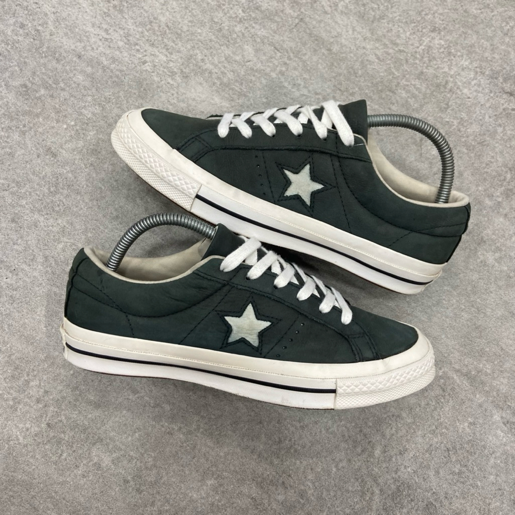 [Size 39] Rare Converse One Star OX Leather Low ‘Black Egret’ 2019 (161588C) Second Original Kondisi