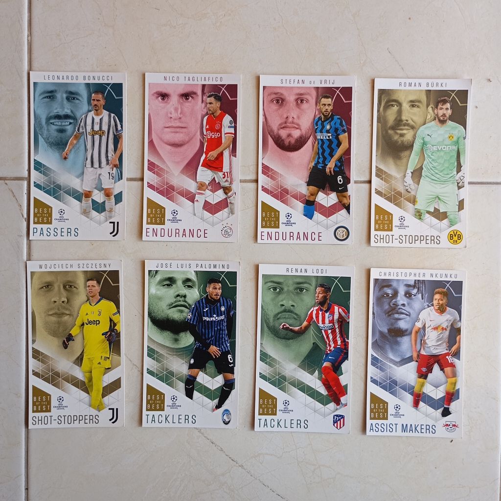 KARTU TOPPS CHAMPIONS LEAGUE BEST OF THE BEST MATCH-ATTAX