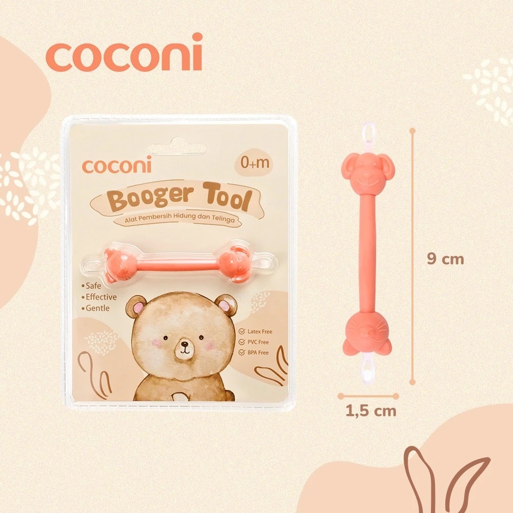 Coconi Alat Pembersih Hidung & Telinga Bayi Aman untuk Newborn