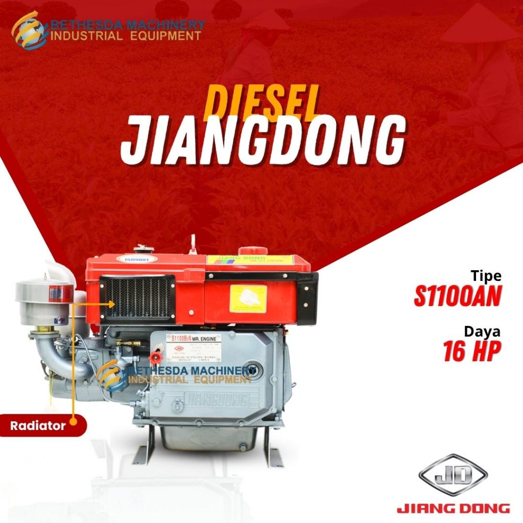 Diesel Jiangdong 24 Hp S 1110 AN Diesel Penggerak 24 PK