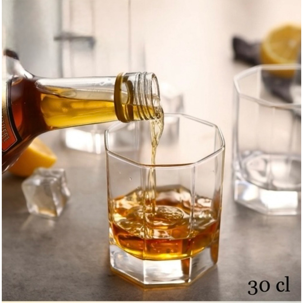 GELAS KACA 6PCS/ GLASS PREMIUM / GELAS WINE / CANGKIR KACA BENING