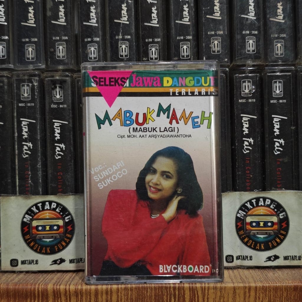 Kaset - Seleksi Jawa Dangdut Terlaris - Mabuk Maneh - Kompilasi Indonesia - Sundari Sukoco - Radio T