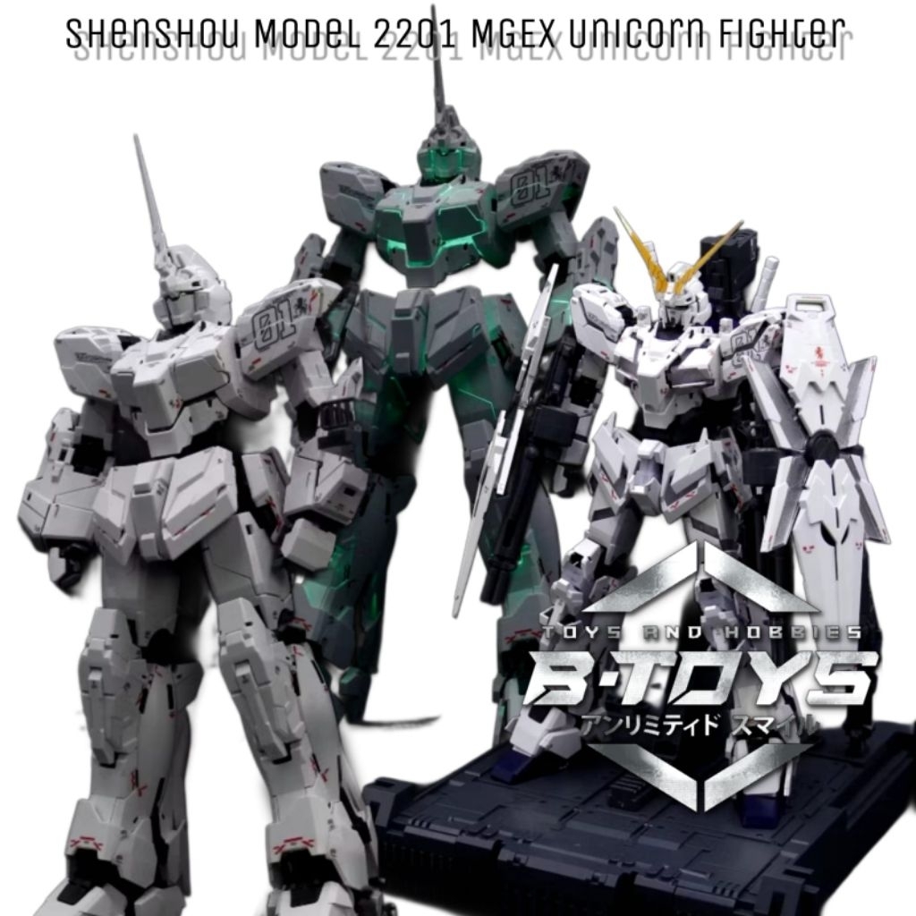 Shenshou Model 2201 MGEX Unicorn fighter model kit