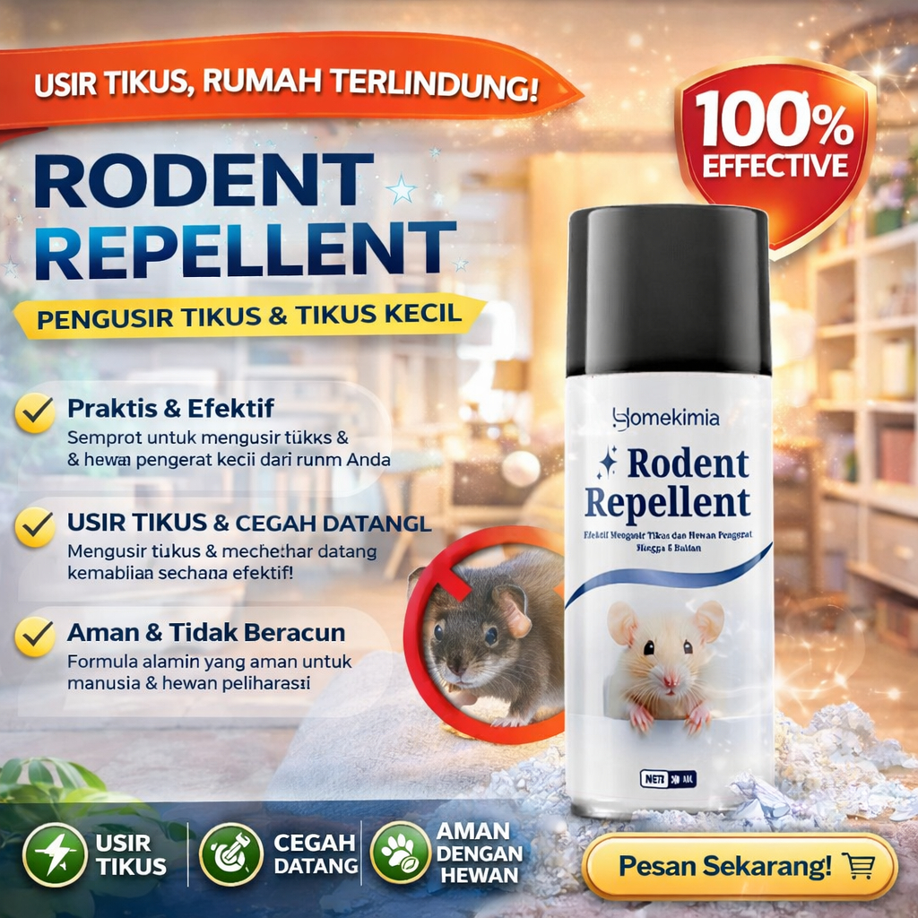 Cairan Pengusir Tikus Rodent Repellent 300 ML untuk Kap Mesin Mobil