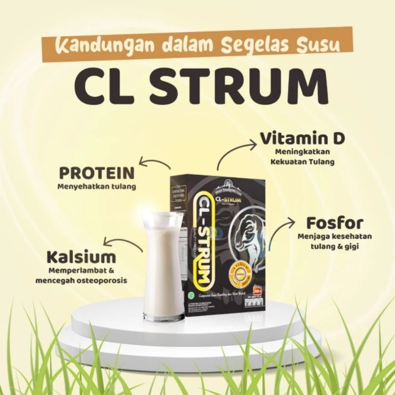 CL - Strum Susu Etawa Kolostrum | Susu Perahan Pertama | Rasa Original/Plain 200gr