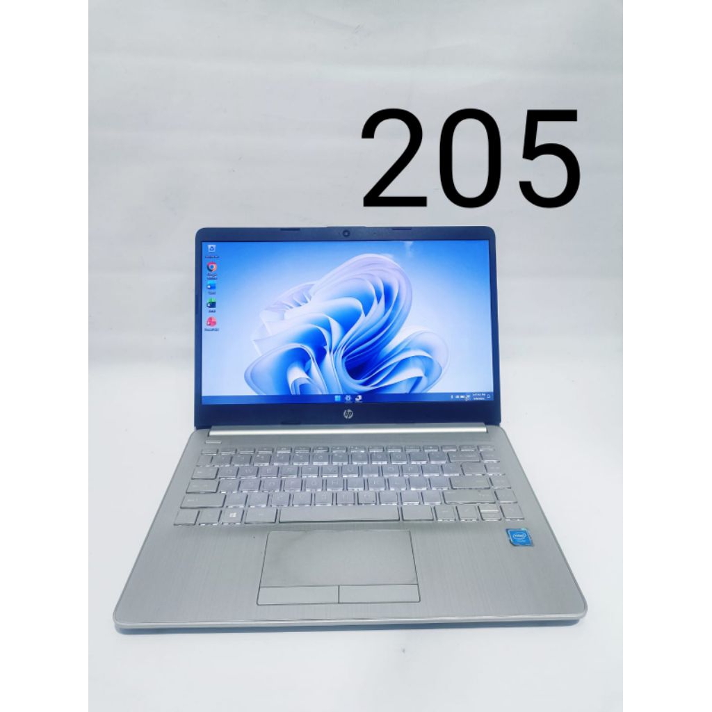 205.HP 14s-cf1051TU Intel Celeron 4205U Ram 4GB SSD 512GB Layar 14inci Baterai 2jam-3jam backlight