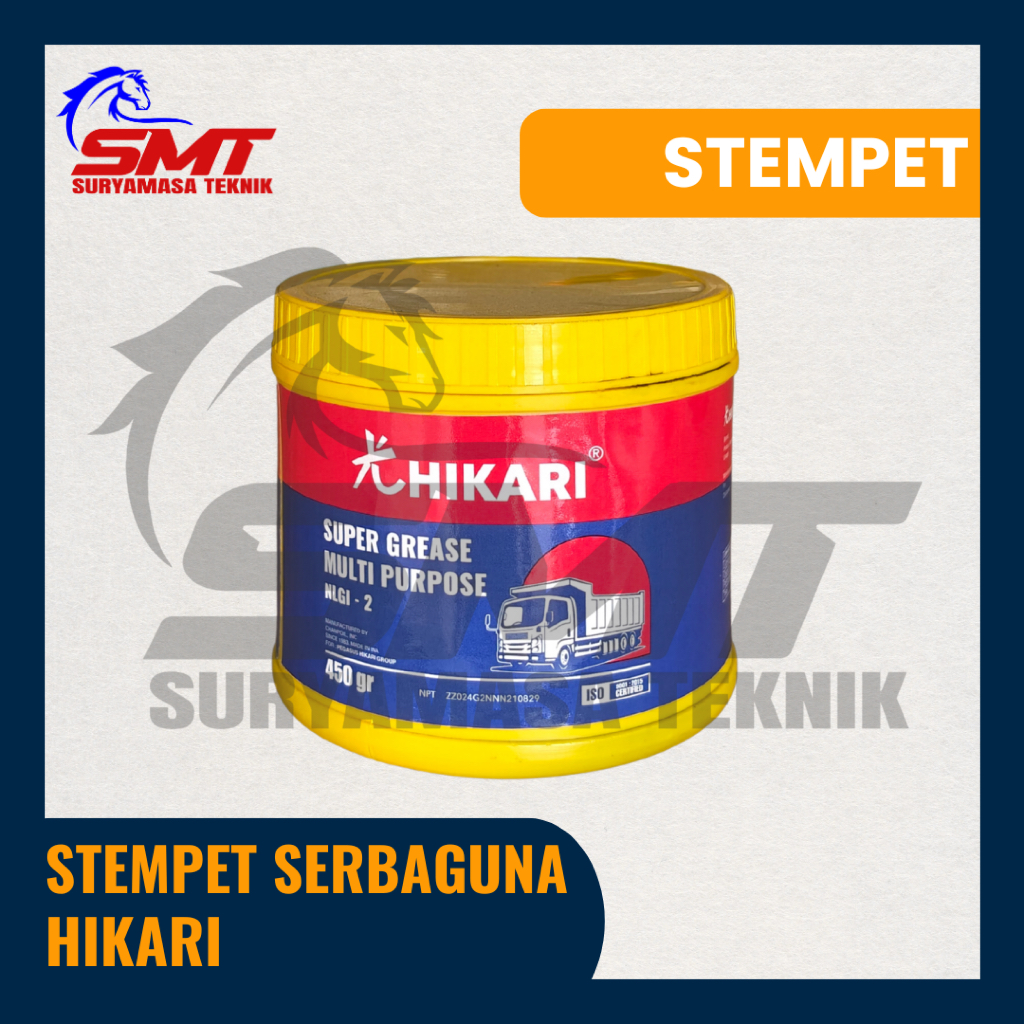 Grease Stempet Hikari Multipurpose 1lb - Gemuk Serbaguna Pelumas Mesin & Bearing