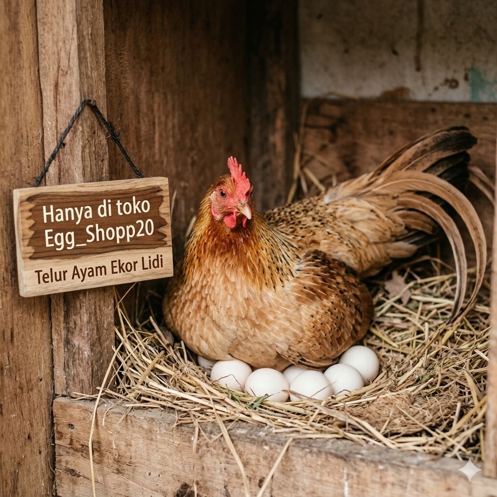 Telur Tetas Ayam Ekor Lidi Fertil siap untuk ditetaskan Egg_shopp20