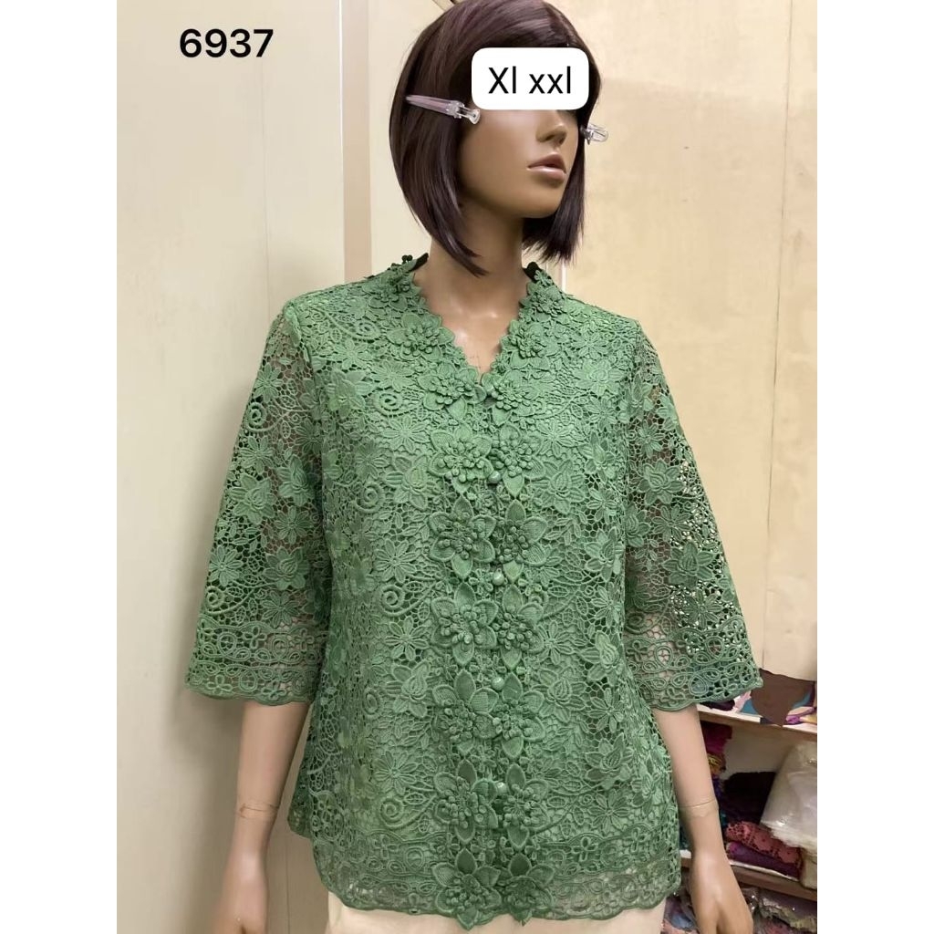 blus brokat premium//blus brokat modren//blus brokat kekinian