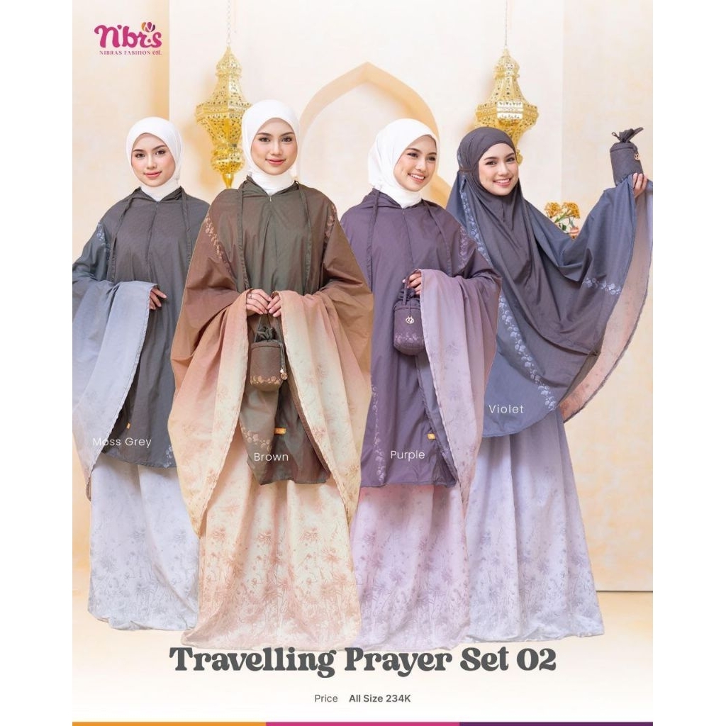 TRAVELLING PRAYER SET 02 MUKENA TRAVEL MUKENA TRAVELLING MUKENA TRAVELLING NIBRAS MUKENA TRAVELLING 