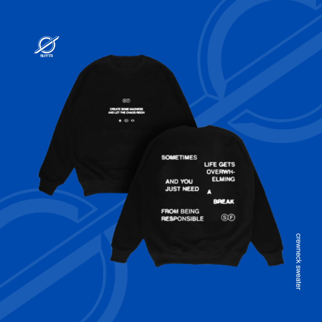Soulfifteen Sweater Madness Crewneck - Black