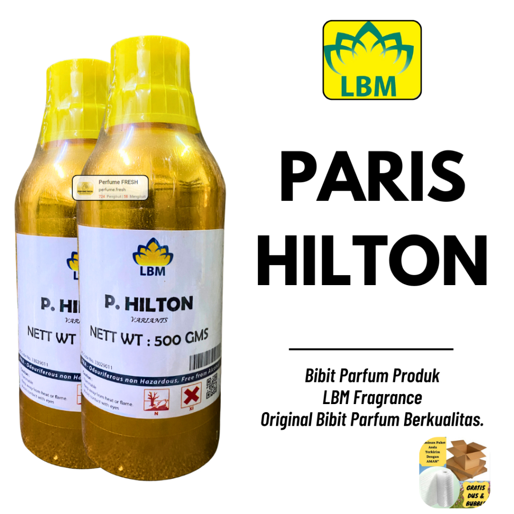 Bibit Parfum LBM - PARIS HILTON ( 500 ML SEGEL Alumunium ) LBM Fragrance