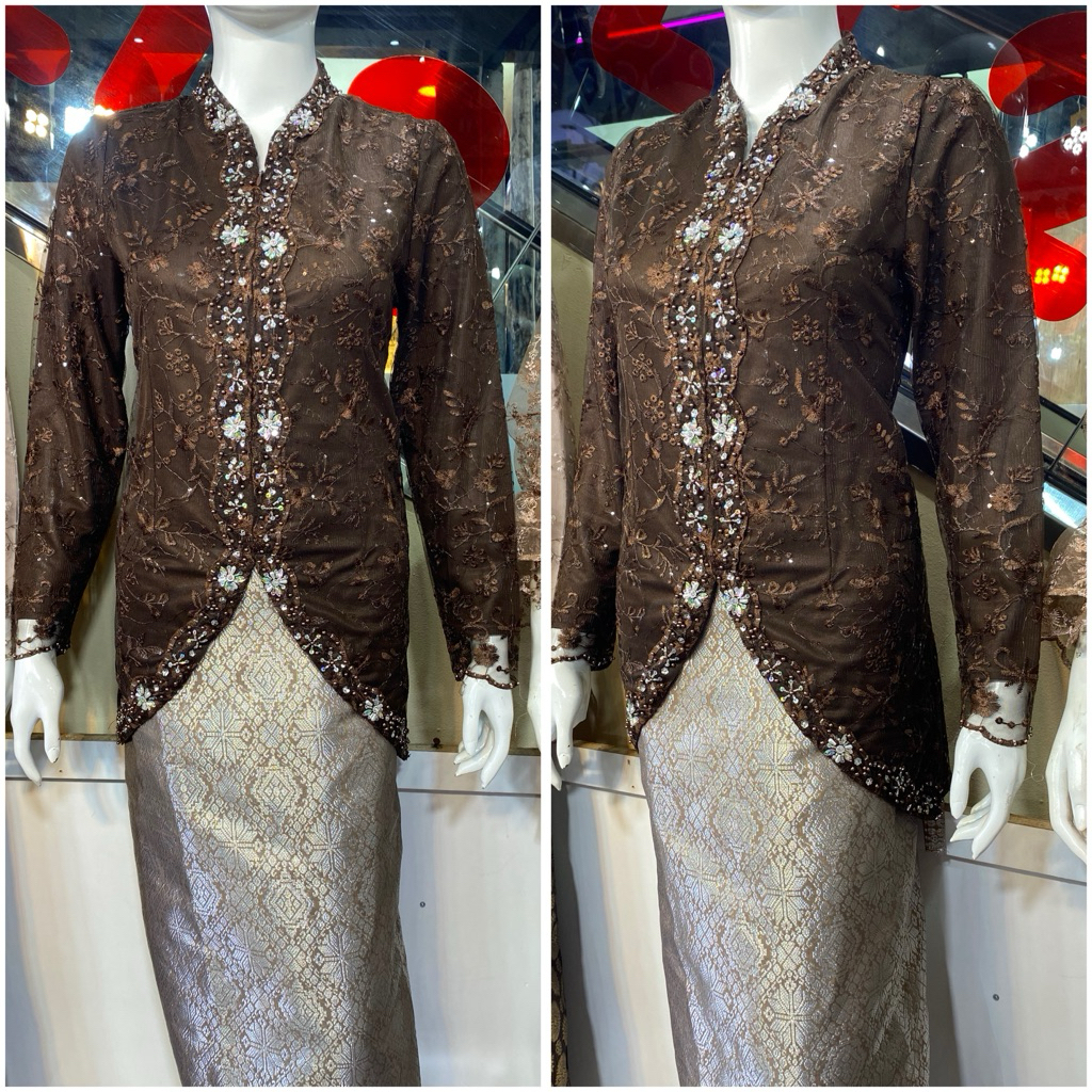 Kebaya Pinguin Lengan Balon / Kebaya Wisuda / Kebaya Lamaran