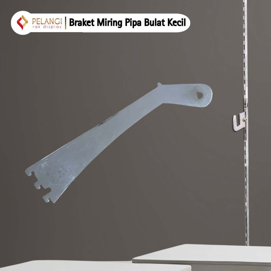 BRAKET MIRING PIPA BULAT KECIL / BRAKET MIRING LUBANG KECIL/DISPLAY DINDING