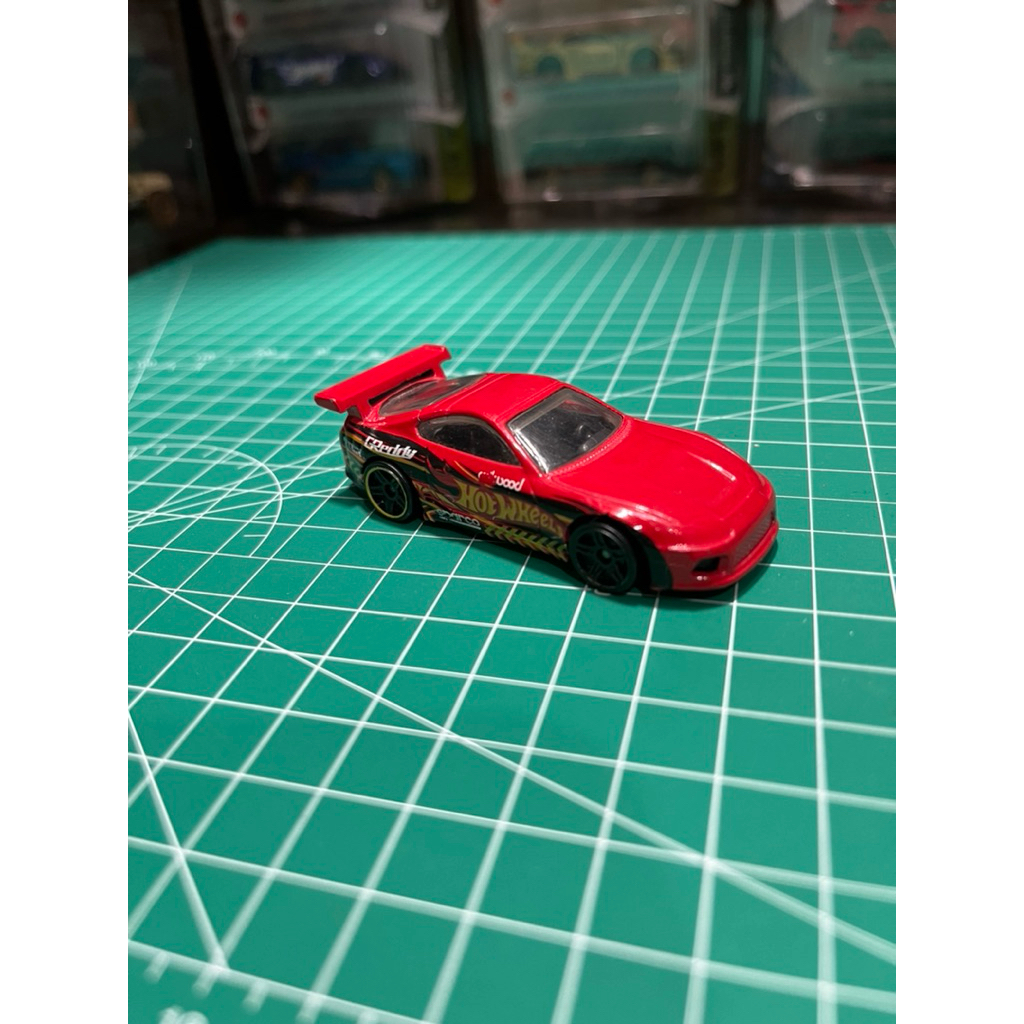 hot wheels toyota supra merah greedy mk4 loose