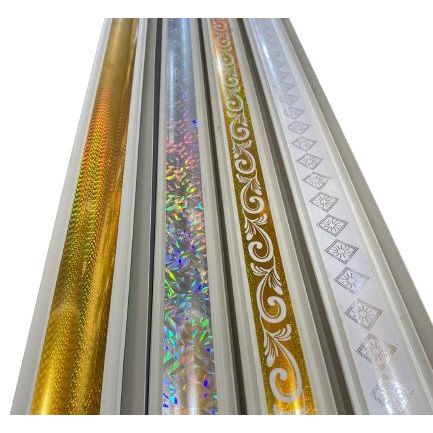 Lis plafon pvc profil samping / List plavon profil pvc lebar 6cm (harga tertera /m)