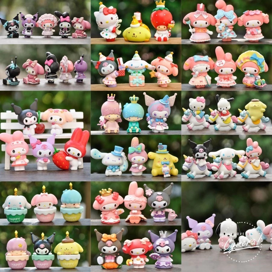 Mainan Hello Kitty Kuromi Cinnamoroll Sanrio / Figure Sanrio Character