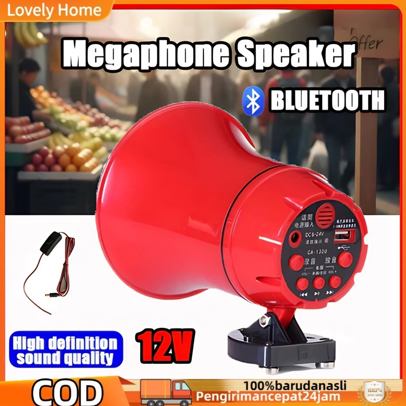 Toa Megaphone Megaphone Speaker Corong Sirine Bisa Rekam Suara Pengeras Suara Bisa Rekam Suara Merk 