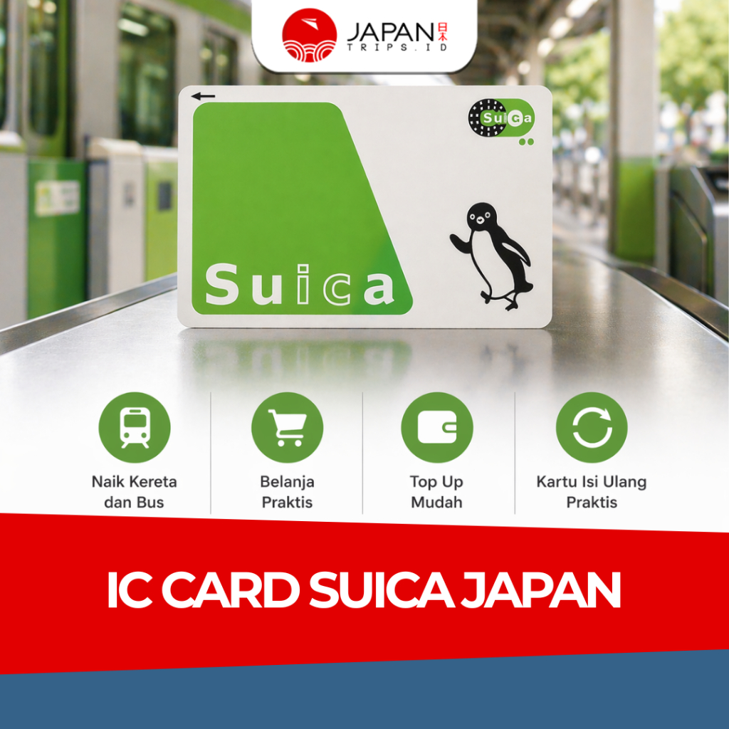 IC Card Suica Japan | Kartu Transport & Belanja Jepang