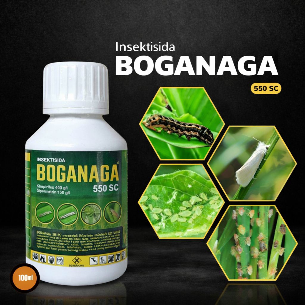 BOGANAGA 550 SC 100 ML Insektisida Sistemik Pembasmi Lalat Buah & Ulat