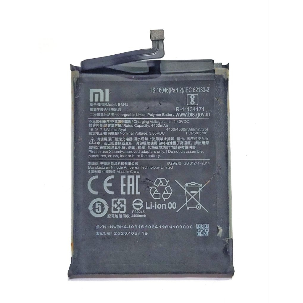 BATRE BATERAI REDMI NOTE 8 PRO  NORMAL ORIGINAL COPOTAN