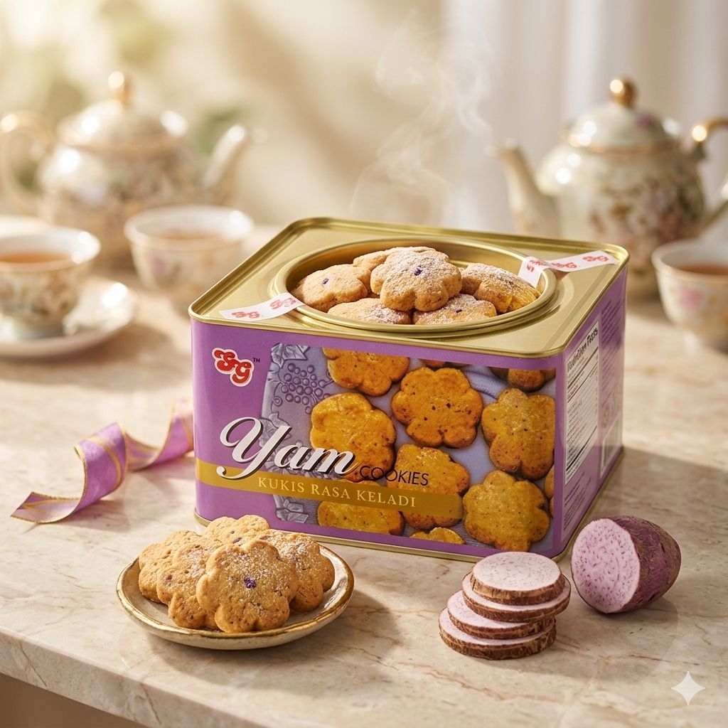 Yam Cookies Keladi SG 700Gram