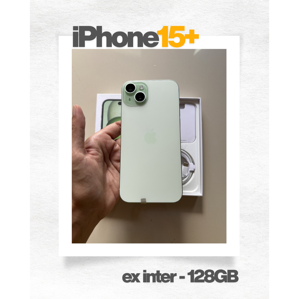 iPhone 15 PLUS 128GB ALL OPERATOR - Second Inter Original Apple