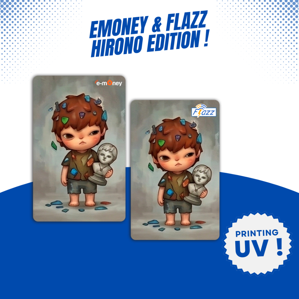 Custom Kartu Hirono - Support NFC - Kartu Emoney Flazz Gen 2 Support NFC